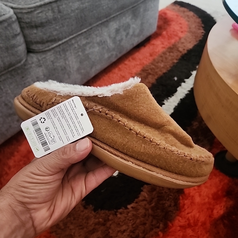 KuaiLu Womans Memory Foam Clog Slippers size 8.5